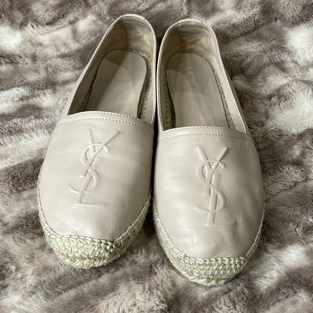 YSL Nude Espadrilles